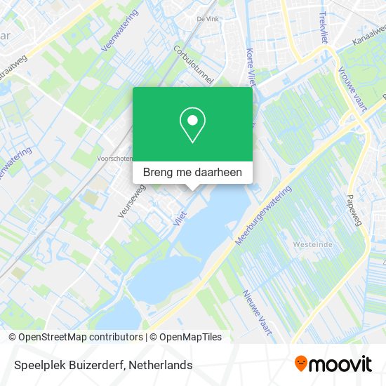 Speelplek Buizerderf kaart