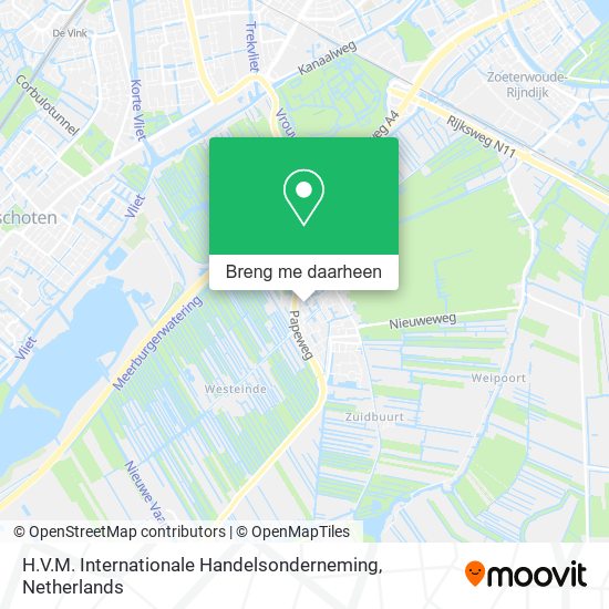 H.V.M. Internationale Handelsonderneming kaart