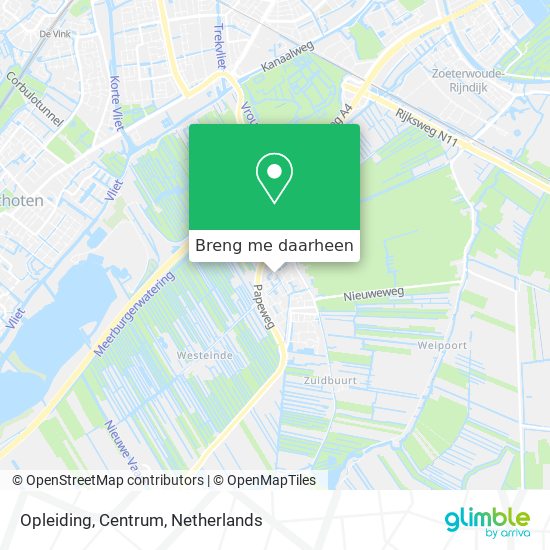 Opleiding, Centrum kaart