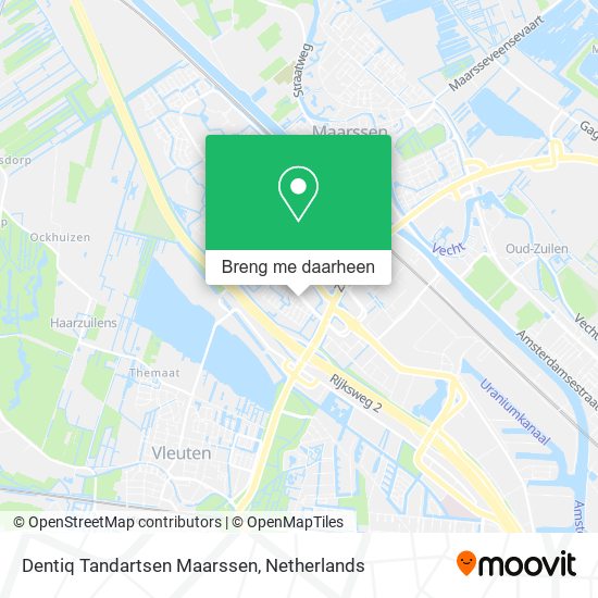 Dentiq Tandartsen Maarssen kaart