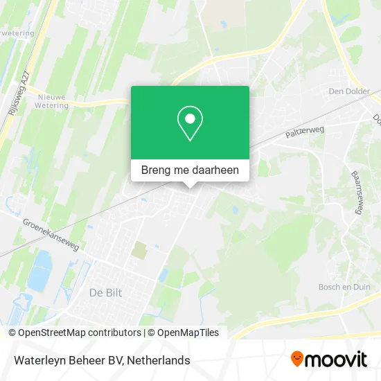 Waterleyn Beheer BV kaart