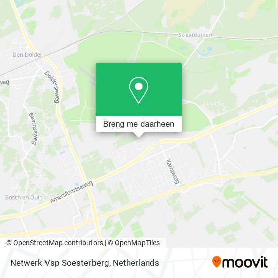 Netwerk Vsp Soesterberg kaart