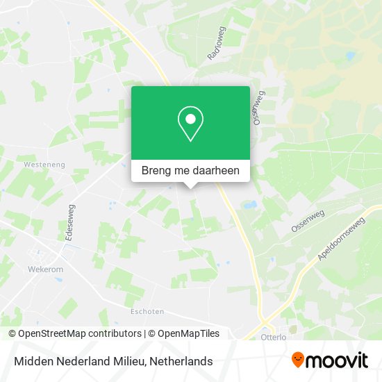 Midden Nederland Milieu kaart