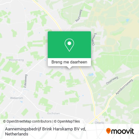 Aannemingsbedrijf Brink Harskamp BV vd kaart