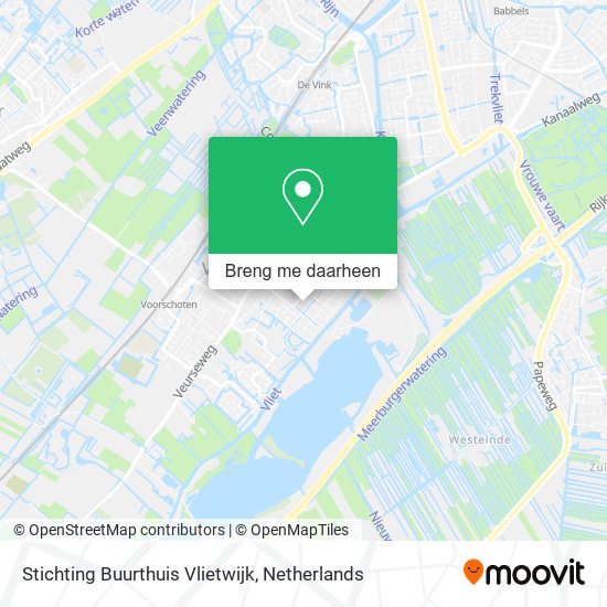Stichting Buurthuis Vlietwijk kaart