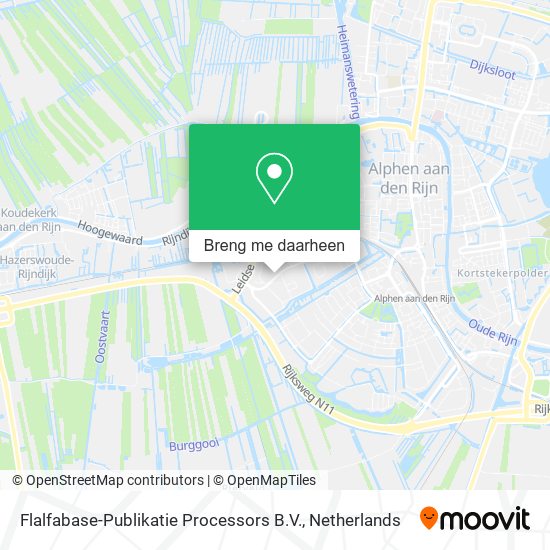 Flalfabase-Publikatie Processors B.V. kaart
