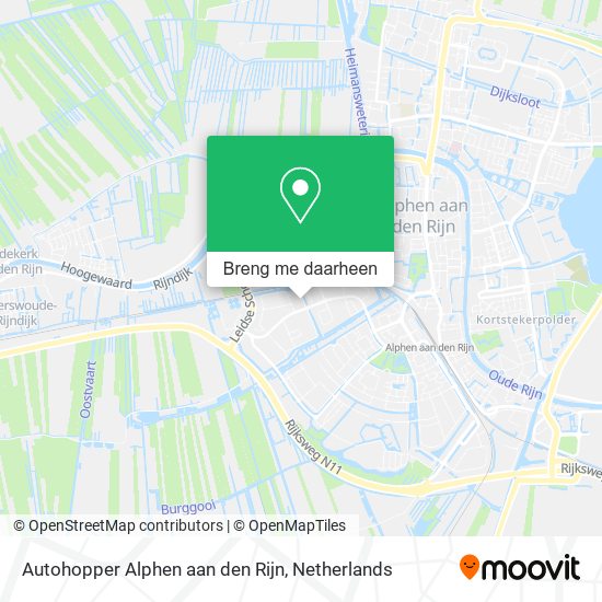 Autohopper Alphen aan den Rijn kaart