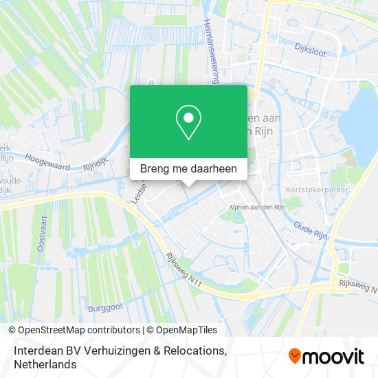 Interdean BV Verhuizingen & Relocations kaart