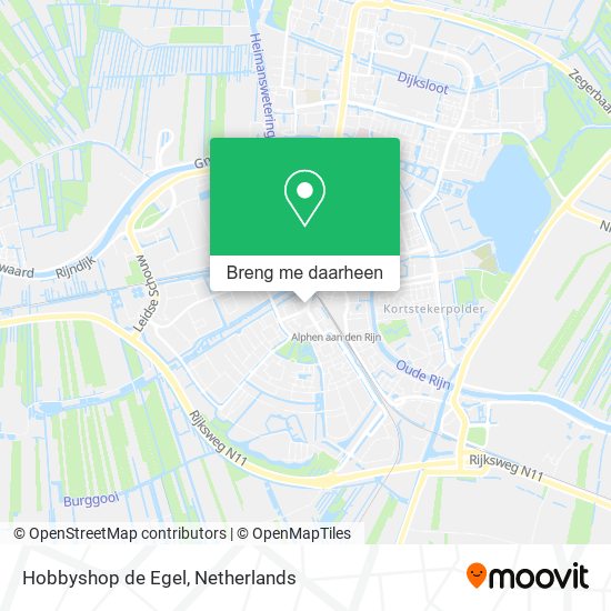 Hobbyshop de Egel kaart