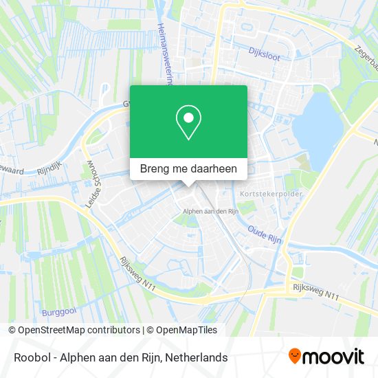 Roobol - Alphen aan den Rijn kaart