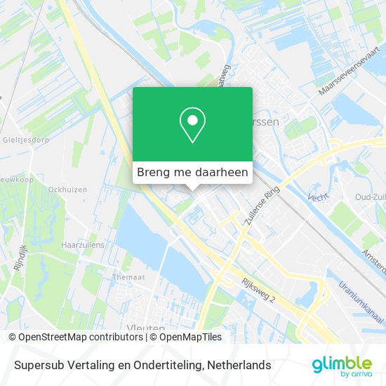 Supersub Vertaling en Ondertiteling kaart