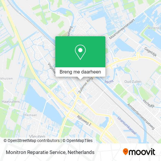 Monitron Reparatie Service kaart