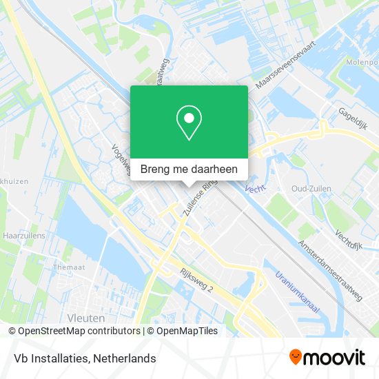 Vb Installaties kaart