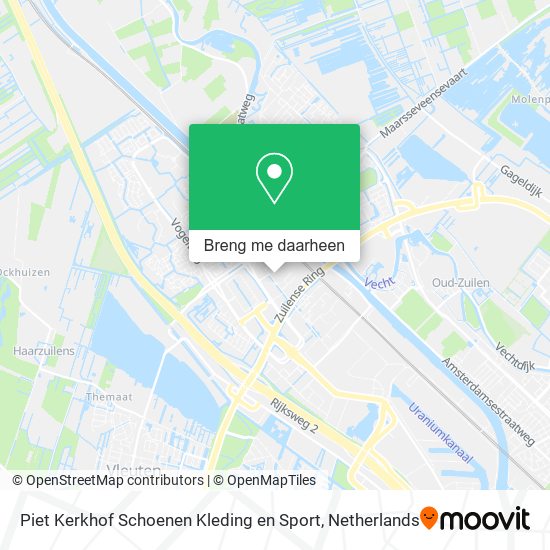 Piet Kerkhof Schoenen Kleding en Sport kaart