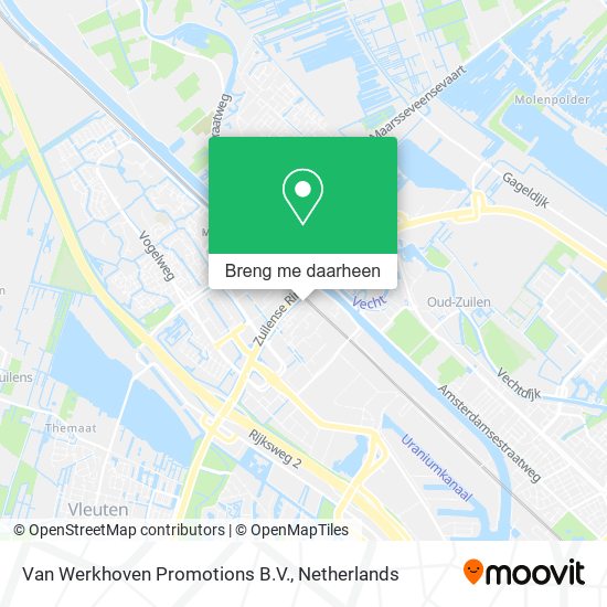 Van Werkhoven Promotions B.V. kaart
