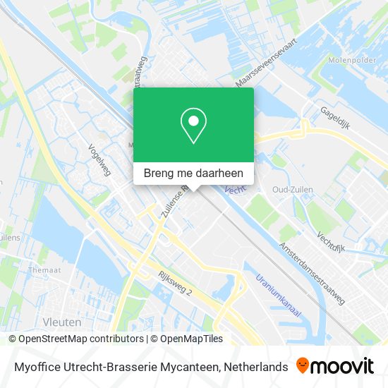 Myoffice Utrecht-Brasserie Mycanteen kaart