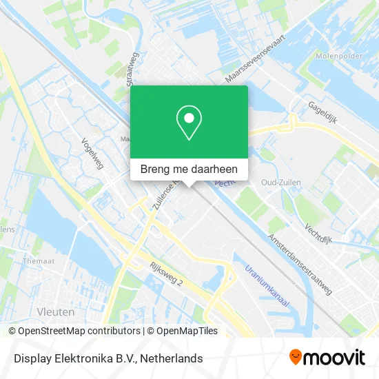 Display Elektronika B.V. kaart