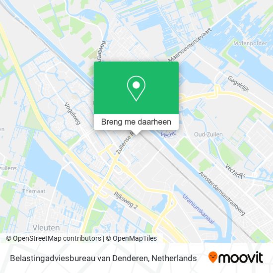 Belastingadviesbureau van Denderen kaart