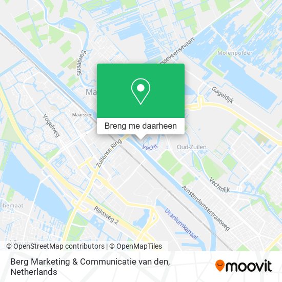 Berg Marketing & Communicatie van den kaart