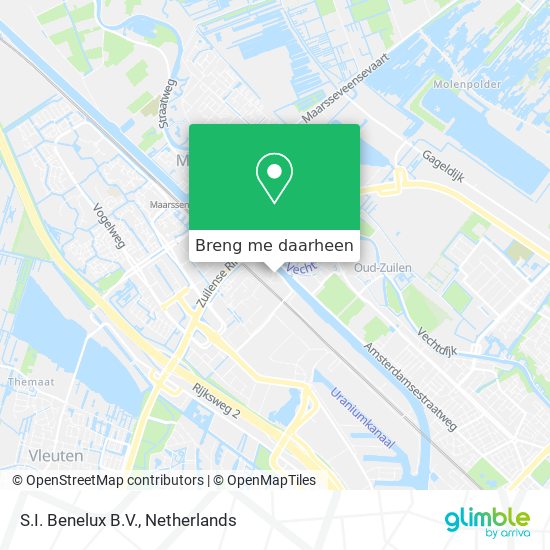 S.I. Benelux B.V. kaart