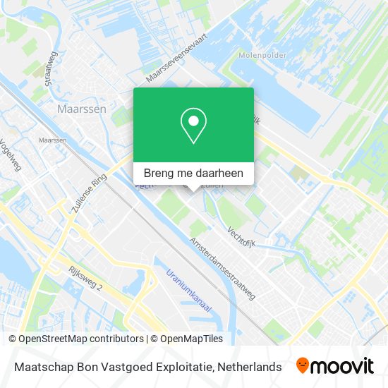 Maatschap Bon Vastgoed Exploitatie kaart