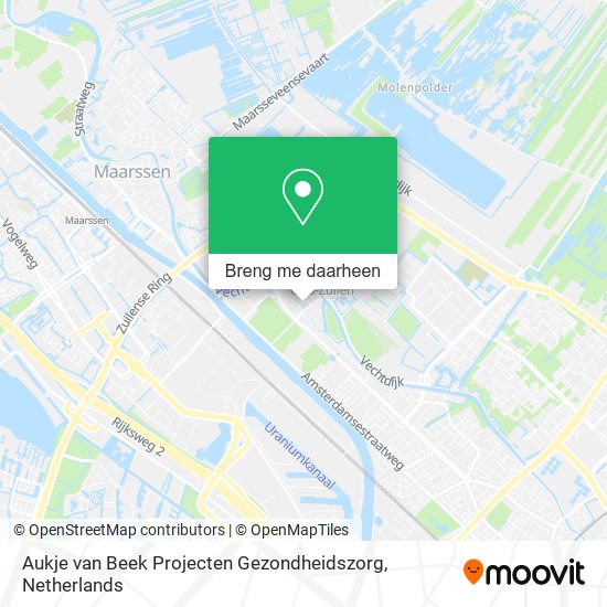 Aukje van Beek Projecten Gezondheidszorg kaart