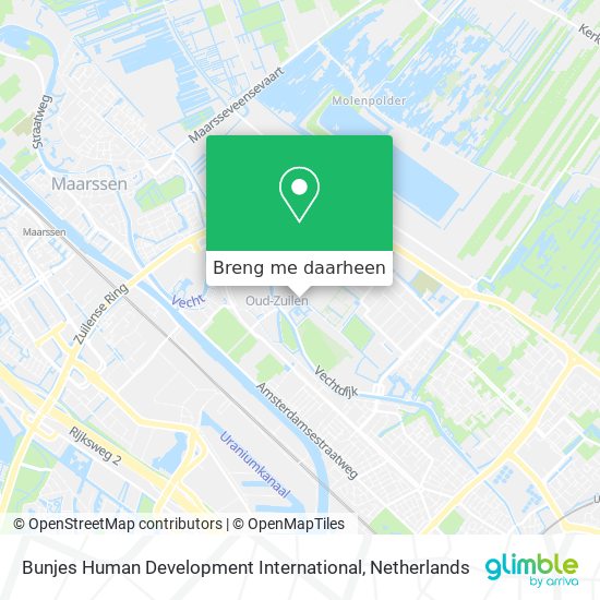 Bunjes Human Development International kaart