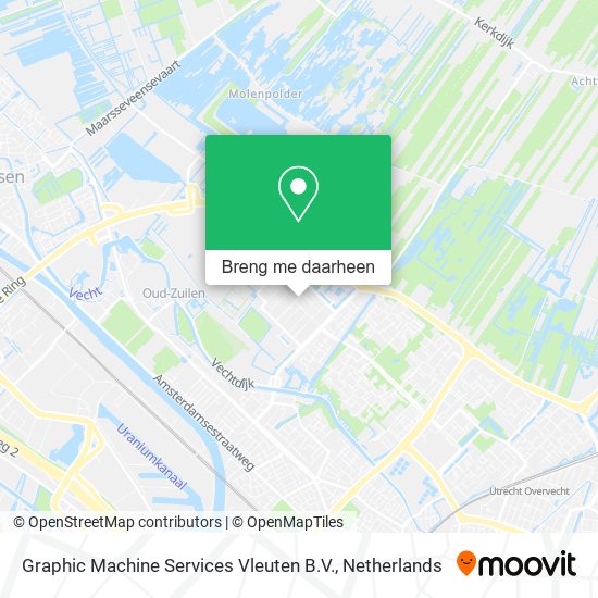 Graphic Machine Services Vleuten B.V. kaart