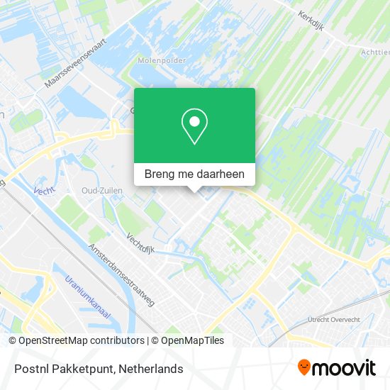 Postnl Pakketpunt kaart