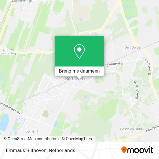 Emmaus Bilthoven kaart