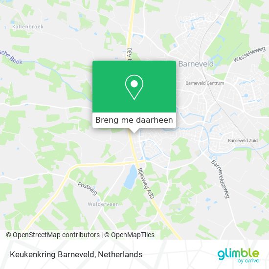 Keukenkring Barneveld kaart