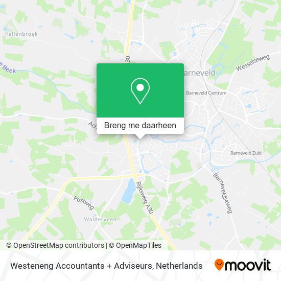 Westeneng Accountants + Adviseurs kaart