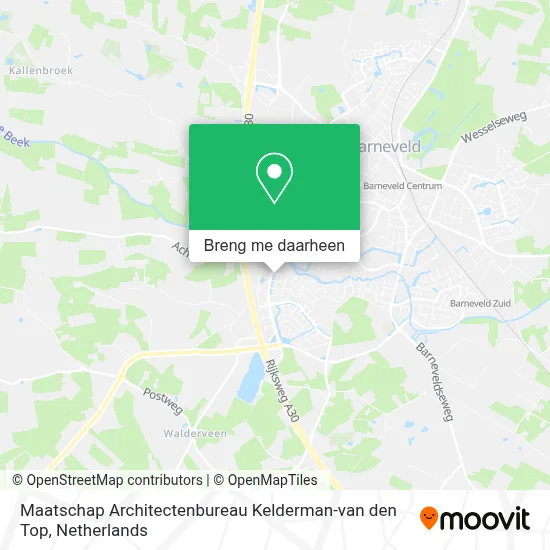 Maatschap Architectenbureau Kelderman-van den Top kaart