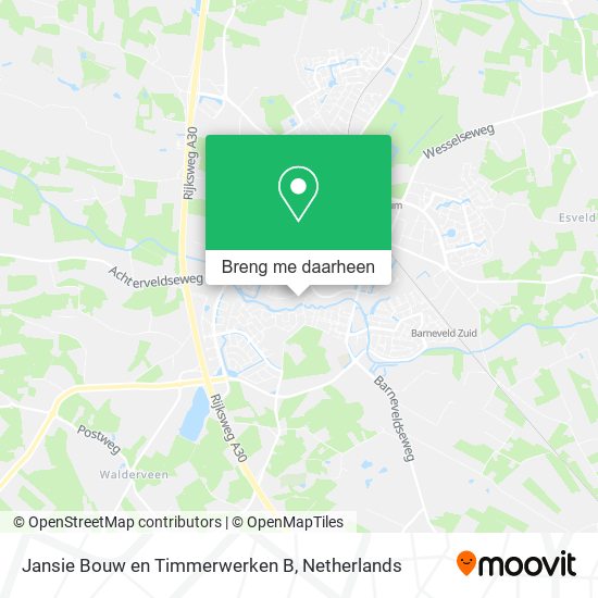 Jansie Bouw en Timmerwerken B kaart