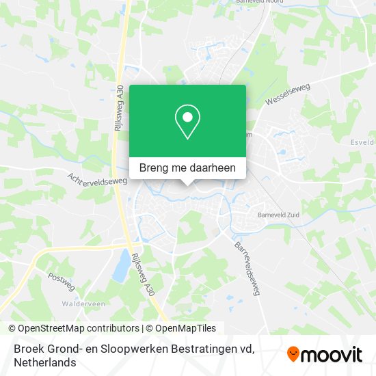 Broek Grond- en Sloopwerken Bestratingen vd kaart