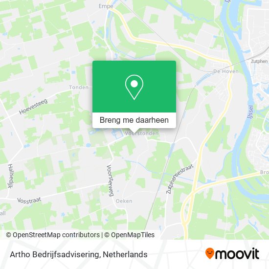 Artho Bedrijfsadvisering kaart