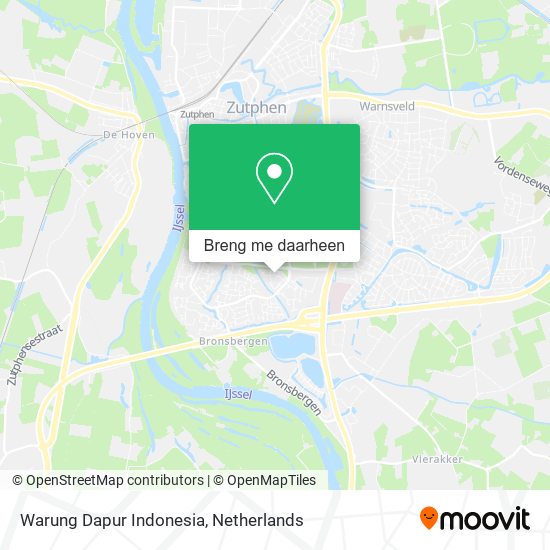 Warung Dapur Indonesia kaart