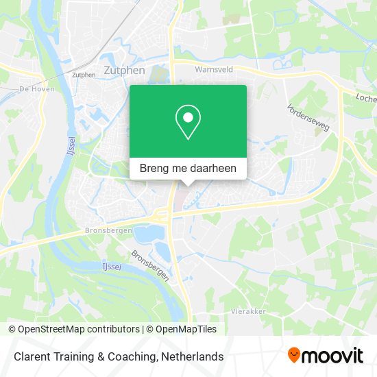 Clarent Training & Coaching kaart