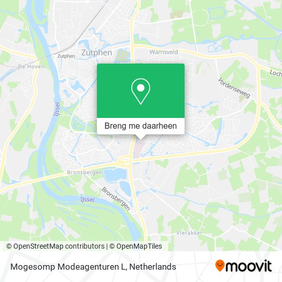 Mogesomp Modeagenturen L kaart