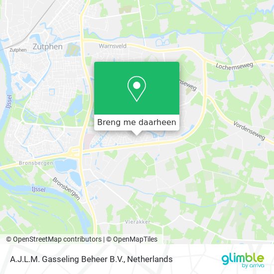 A.J.L.M. Gasseling Beheer B.V. kaart