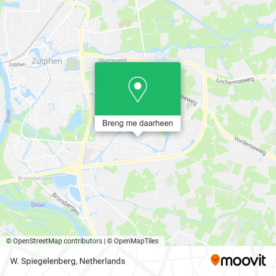 W. Spiegelenberg kaart