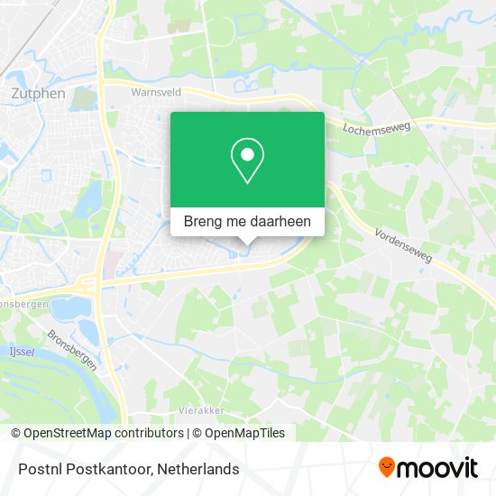 Postnl Postkantoor kaart