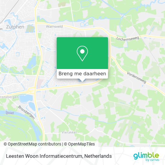 Leesten Woon Informatiecentrum kaart