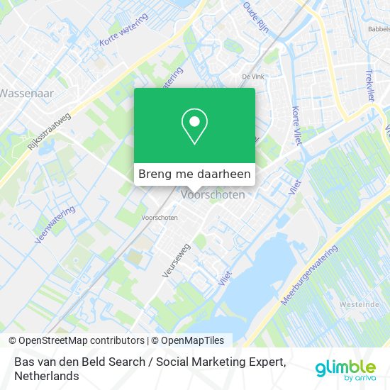 Bas van den Beld Search / Social Marketing Expert kaart