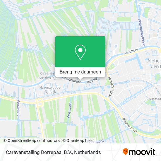 Caravanstalling Dorrepaal B.V. kaart