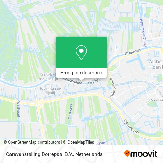 Caravanstalling Dorrepaal B.V. kaart