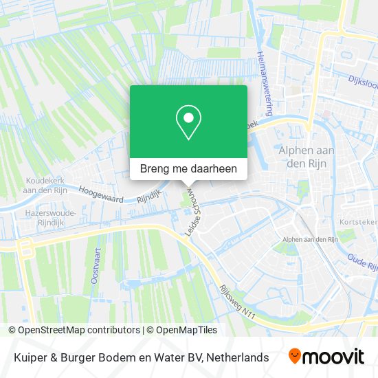 Kuiper & Burger Bodem en Water BV kaart