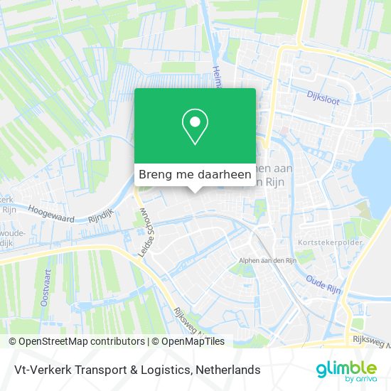 Vt-Verkerk Transport & Logistics kaart