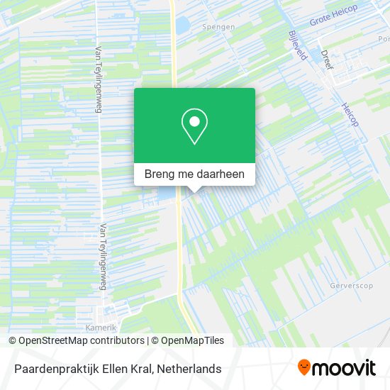 Paardenpraktijk Ellen Kral kaart
