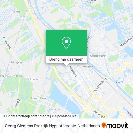 Georg Clemens Praktijk Hypnotherapie kaart